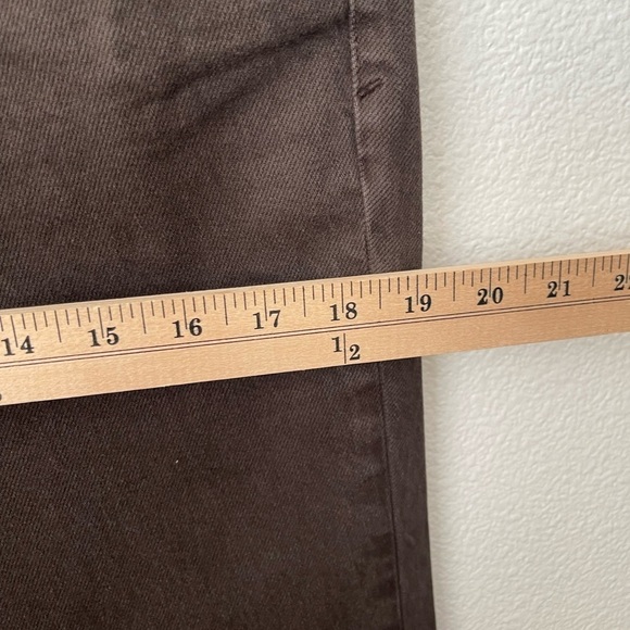 Good American Good 90’s Duster Straight Jeans In Coffee 001 Color Size 2/26 - Picture 7 of 10